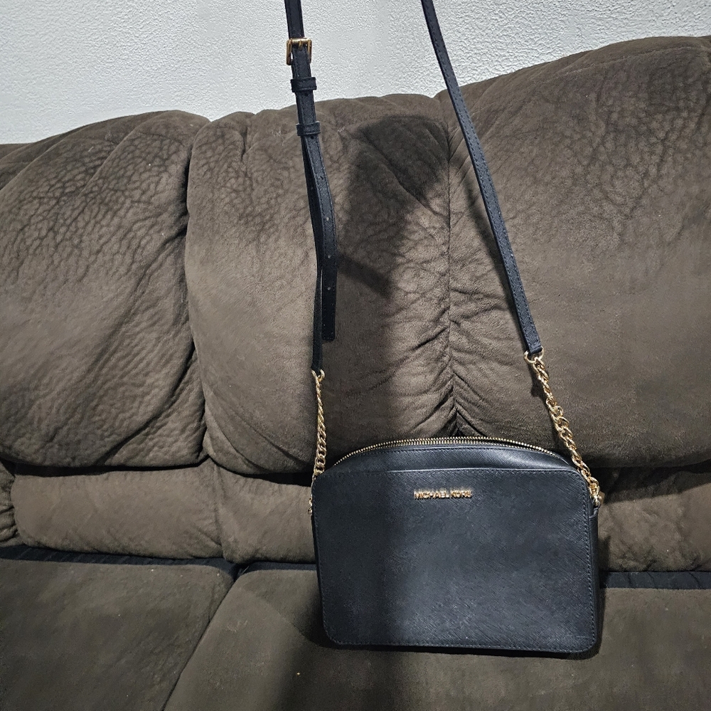 Black MK crossbody Purse